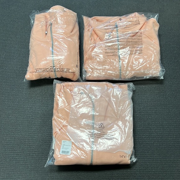 ❤️LULULEMON SCUBA OVERSIZED FUNNEL NECK HALF ZIP HOODIE-PEACH SATIN-M/L & XL/XXL - Picture 10 of 13